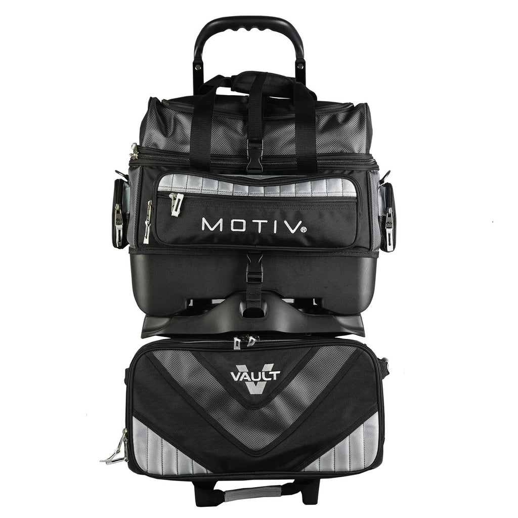 Motiv Vault 4 Ball Roller Bowling Bag - Black/Grey (Coming SOON)